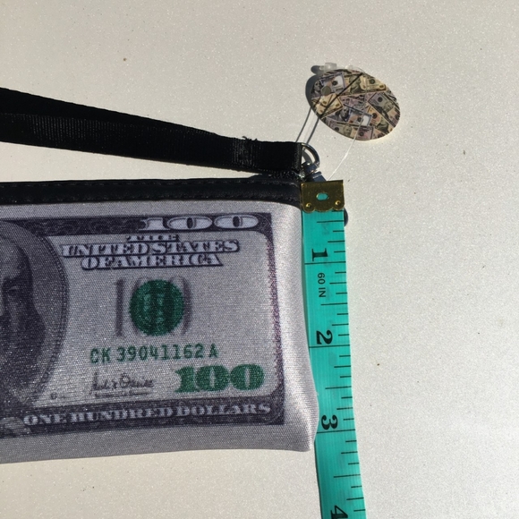 Money Makeup Wristlet Mini Purse Pouch - Picture 13 of 13